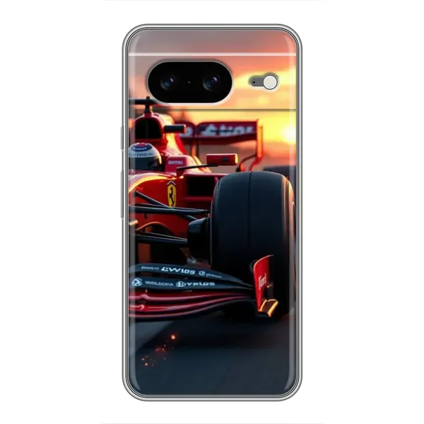 Чехол с принтом «Макларен на закате» для Google Pixel 8
