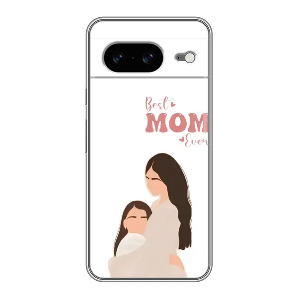 Чехол с принтом «Мама и дочка» для Google Pixel 8 Чехол с принтом «Мама и дочка» для Google Pixel 8