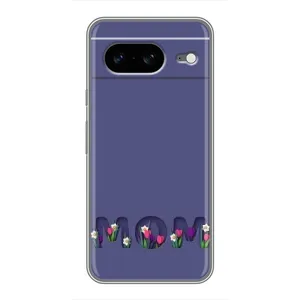 Чохол з принтом «Мама в квітах» для Google Pixel 8