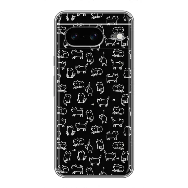 Чохол з принтом «Маленькі котики» для Google Pixel 8