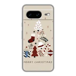 Різдвяні, Святкові Чохли для Google Pixel 8 Ґуґл Піксель 8 (Merry Christmas)