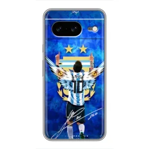 Чехлы для Google Pixel 8 (Leo чемпион) (AlphaPrint) (Месси сборная)