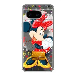 Чохол Disney Mouse Google Pixel 8 (PREMIUMPrint) (Minni з бантіком)
