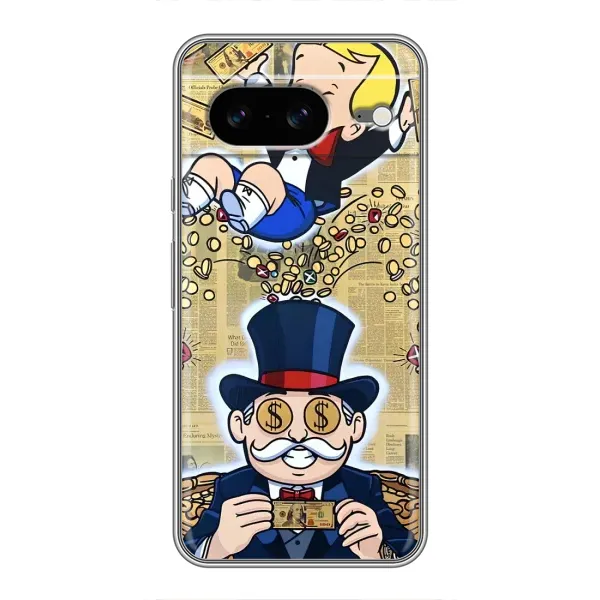 Чохол з принтом «Монополія Мен» для Google Pixel 8