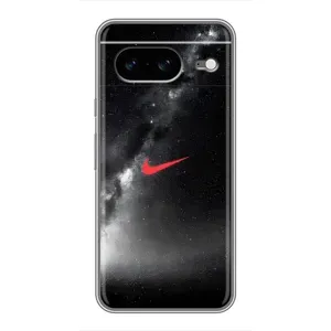 Чехол для Google Pixel 8 - с принтом Найк (AlphaPrint) (Найк красный)