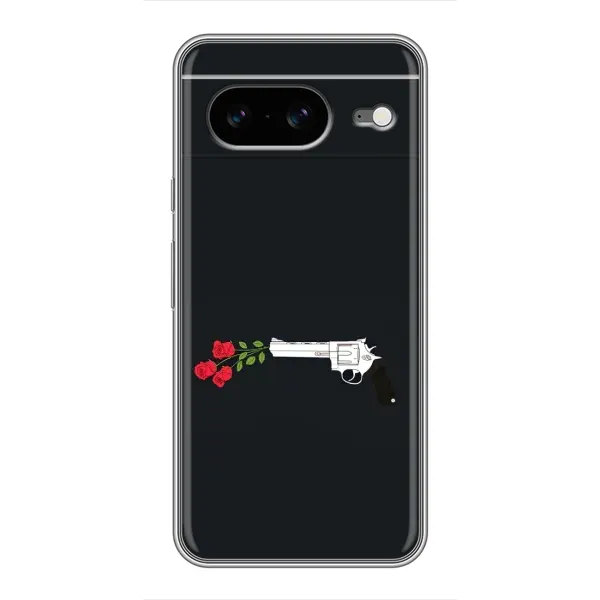 Чохол з принтом «Неочікувані квіти» для Google Pixel 8