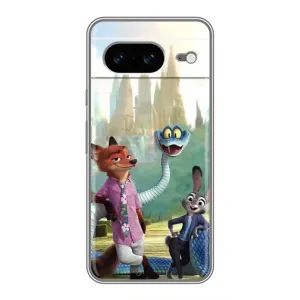 Чехол с принтом «Герои мультфильма Зверополис» для Google Pixel 8