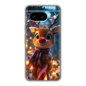 Чохол з принтом «Олень з шарфом» для Google Pixel 8