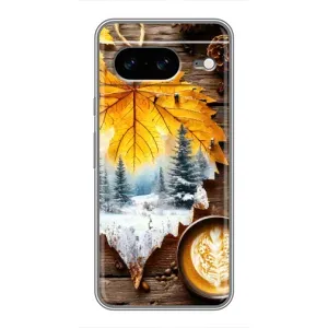 Чохол з принтом «Осінньо-зимова кава» для Google Pixel 8