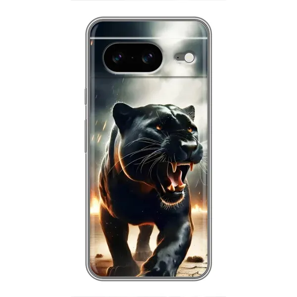 Чохол з принтом «Чорна пантера» для Google Pixel 8 Чохол з принтом «Чорна пантера» для Google Pixel 8