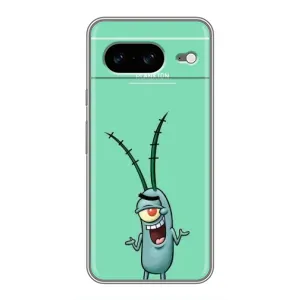 Чохол Губка Боб для Google Pixel 8 Ґуґл Піксель 8 (Персонаж Планктон)