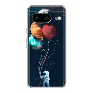Космічні Чохли для Google Pixel 8 Ґуґл Піксель 8 (VPrint) (Планети кульки)