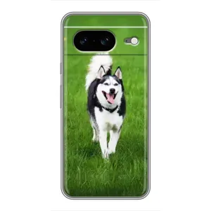 Чохол з Хаскі Google Pixel 8 - (AlphaPrint) (Радісний Хаскі)