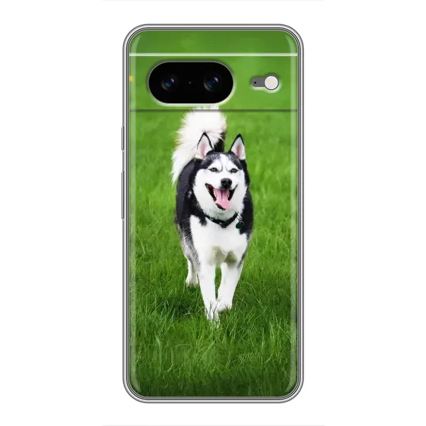 Чехол с принтом «Радостный Хаски» для Google Pixel 8