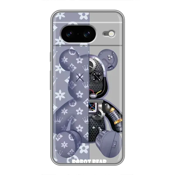 Чохол з принтом «Робот Медведик» для Google Pixel 8