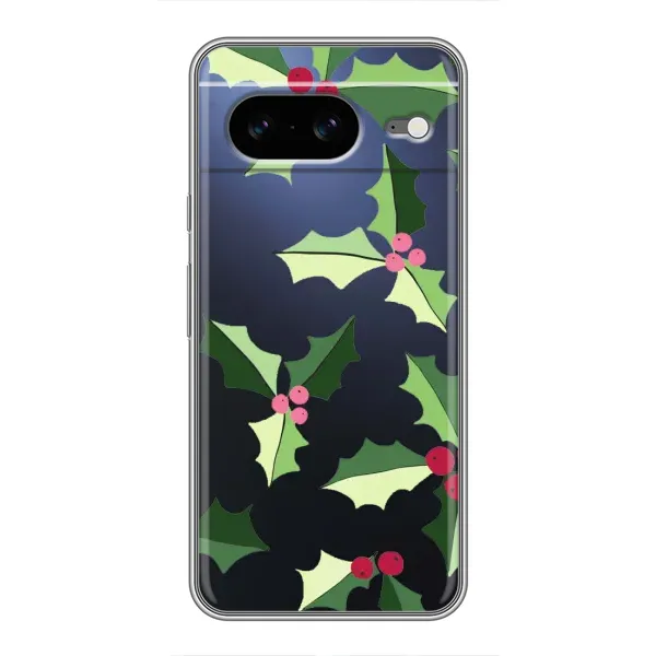 Чехол с принтом «Рождественский фон» для Google Pixel 8
