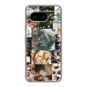 Різдвяні, Святкові Чохли для Google Pixel 8 Ґуґл Піксель 8 (Різдвяний колаж)