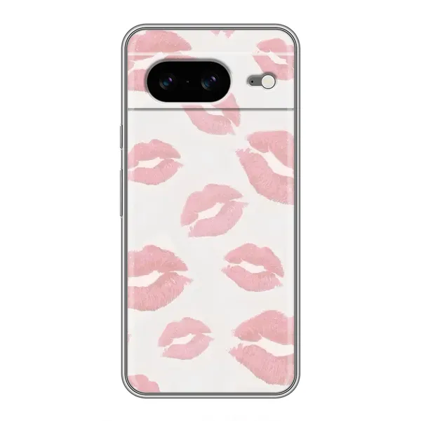 Чохол з принтом «Рожеві губи» для Google Pixel 8