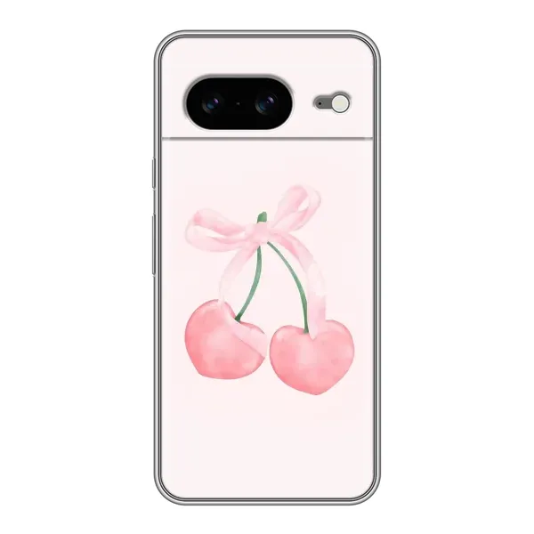 Чохол з принтом «Рожеві вишні» для Google Pixel 8