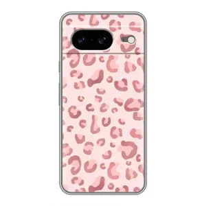Чохол з розовим принтом для Google Pixel 8 (Рожевий леопард)