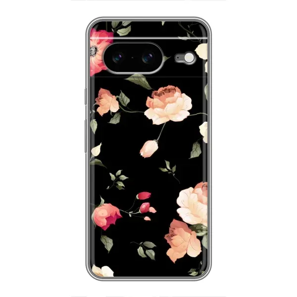 Чохол з принтом «Трояндочки» для Google Pixel 8