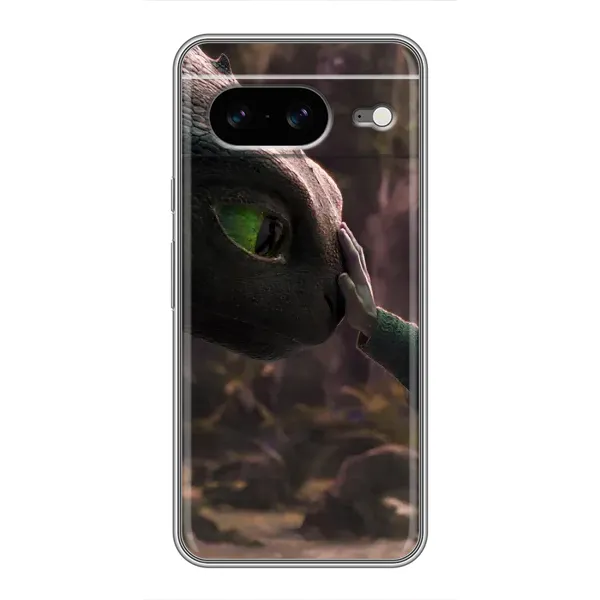 Чохол з принтом «Сцена з драконом» для Google Pixel 8