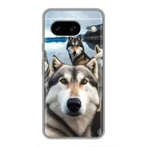 Чохол з Хаскі Google Pixel 8 - (AlphaPrint) (Селфі Хаскі)