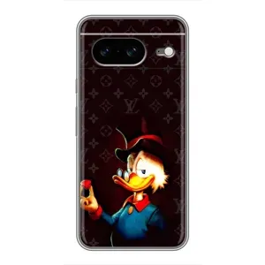 Чехли для Google Pixel 8 - Скрудж МакДак Louis Vuitton (PREMIUMPrint) (Скрудж з ботліантом)