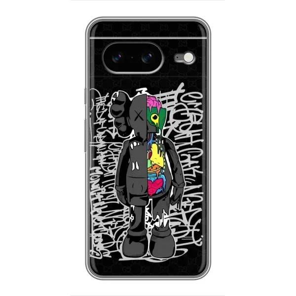 Чехол с принтом «Стиль Bearbrick» для Google Pixel 8