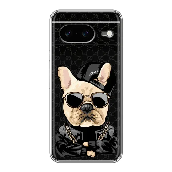 Чохол з принтом «Стильна собака» для Google Pixel 8