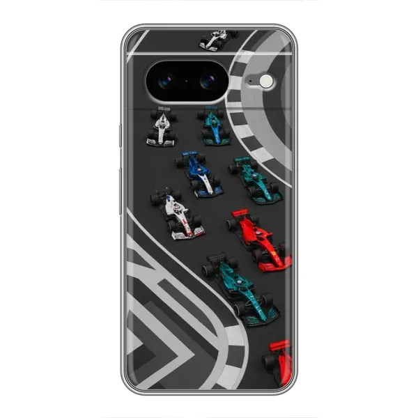 Чехол с принтом «Трасса Ф1» для Google Pixel 8