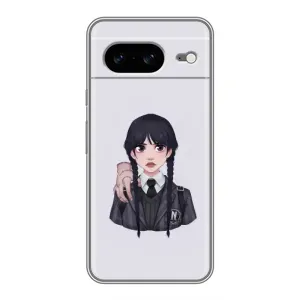 Чохли Венсдей на Google Pixel 8 Уенсдей (AlphaPrint) (Венздей і Річ)