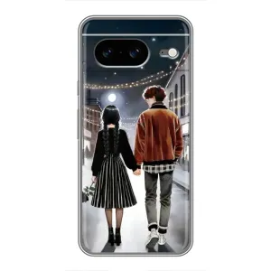Чохол з принтом «Венздей та Тайлер» для Google Pixel 8