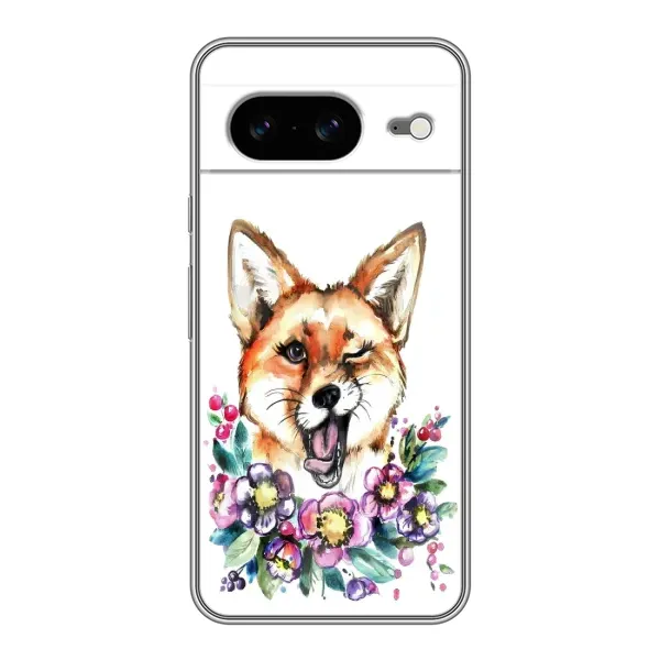 Чехол с принтом «Веселая лисичка» для Google Pixel 8 Чехол с принтом «Веселая лисичка» для Google Pixel 8