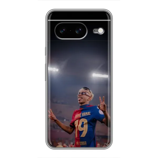 Чохол з принтом «Ямаль на стадіоні» для Google Pixel 8