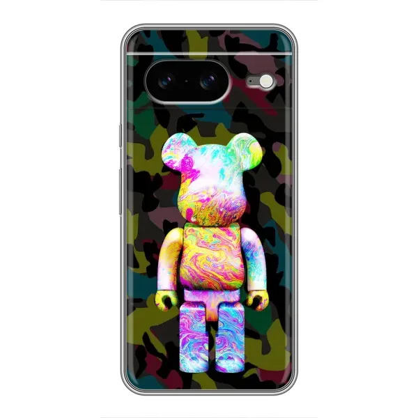 Чехол с принтом «Яркий Bearbrick» для Google Pixel 8