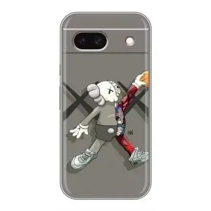 Чохли для Google Pixel 8A - Bearbrick Louis Vuitton (PREMIUMPrint) (Беарбрік Джордан)