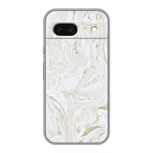 Мраморний чехол на Google Pixel 8A (VPrint) (Білий мрамор)