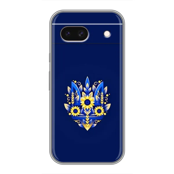 Чохол з принтом «Квітковий Герб» для Google Pixel 8A
