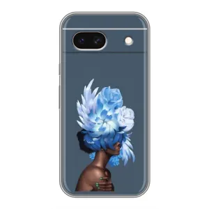 Чехлы (ART) Цветы на Google Pixel 8A (VPrint) (Цветы на голове)