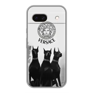 Чохли VERSACE для Гугл Піксель 8А (PREMIUMPrint) (Доберман Версаче)