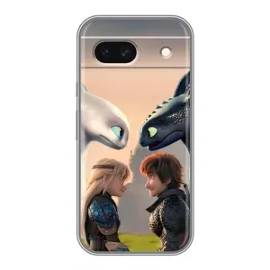 Чехол с принтом «Иккинг и Астрид» для Google Pixel 8A