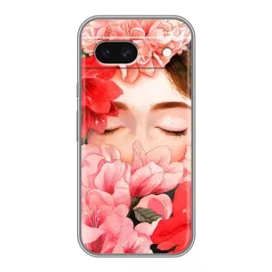 Чехлы (ART) Цветы на Google Pixel 8A (VPrint) (Глаза в цветах)