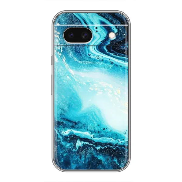 Чохол з принтом «Блакитний мрамор» для Google Pixel 8A Чохол з принтом «Блакитний мрамор» для Google Pixel 8A