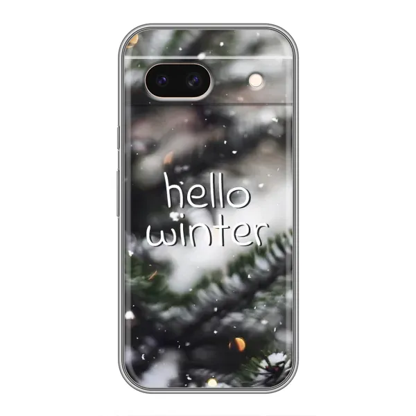 Чехол с принтом «Hello winter» для Google Pixel 8A Чехол с принтом «Hello winter» для Google Pixel 8A