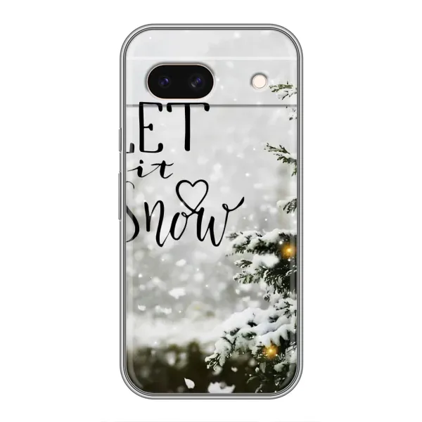 Чехол с принтом «Let it snow» для Google Pixel 8A Чехол с принтом «Let it snow» для Google Pixel 8A