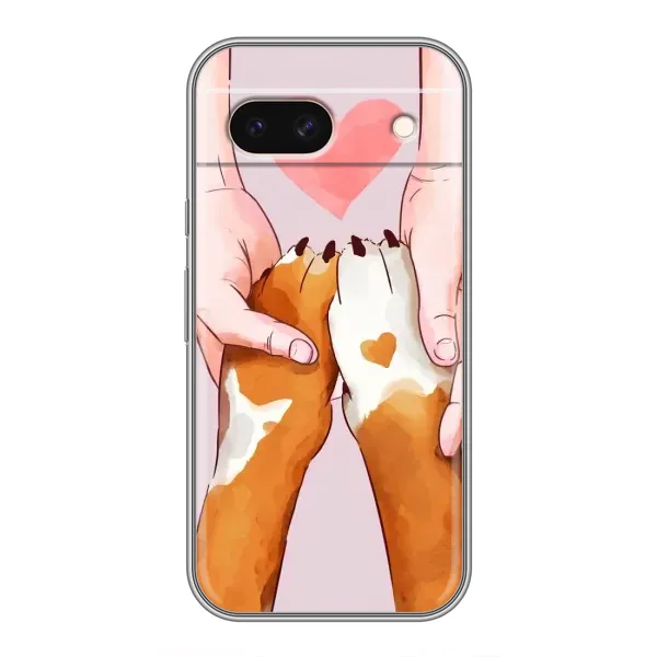Чохол з принтом «Любовь до собак» для Google Pixel 8A