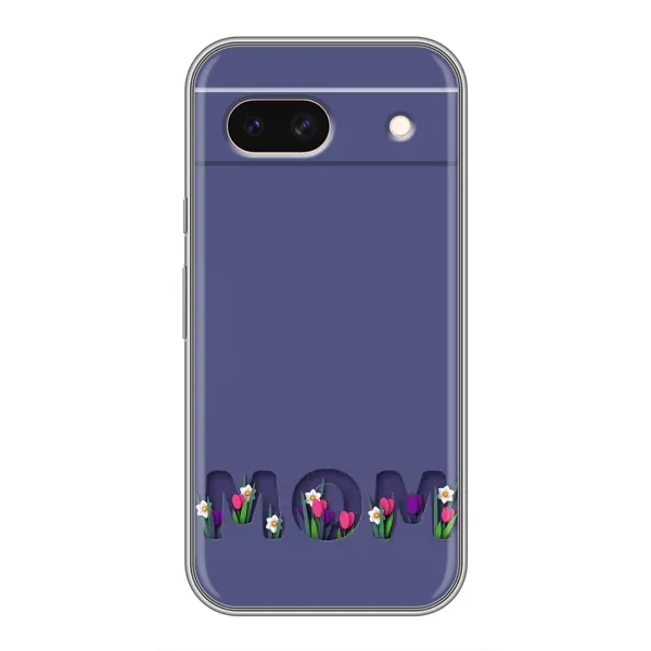 Чохол з принтом «Мама в квітах» для Google Pixel 8A