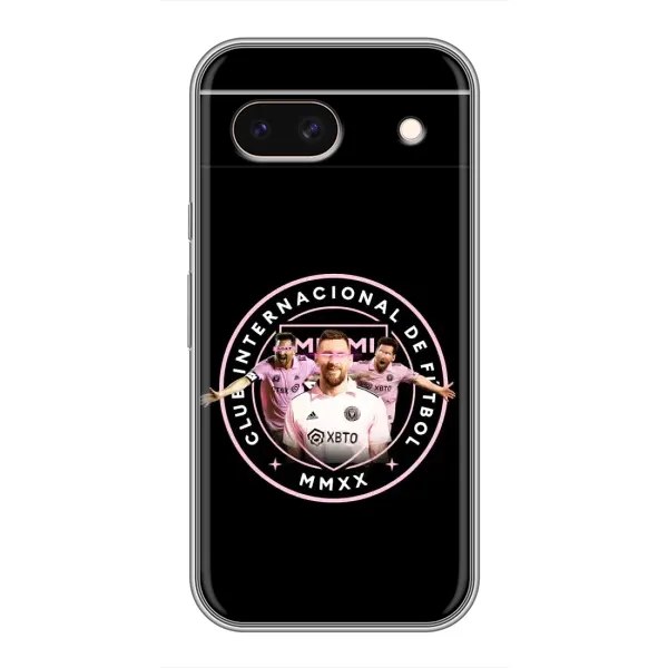 Чехол с принтом «Месси в лого» для Google Pixel 8A