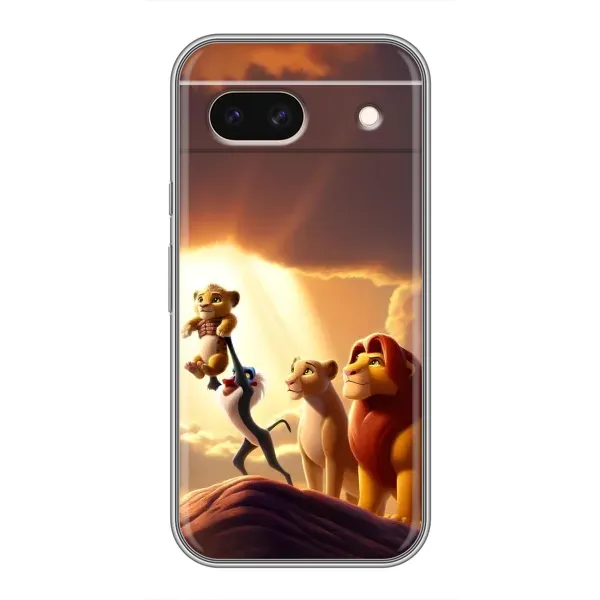 Чехол с принтом «Симба на презентации» для Google Pixel 8A